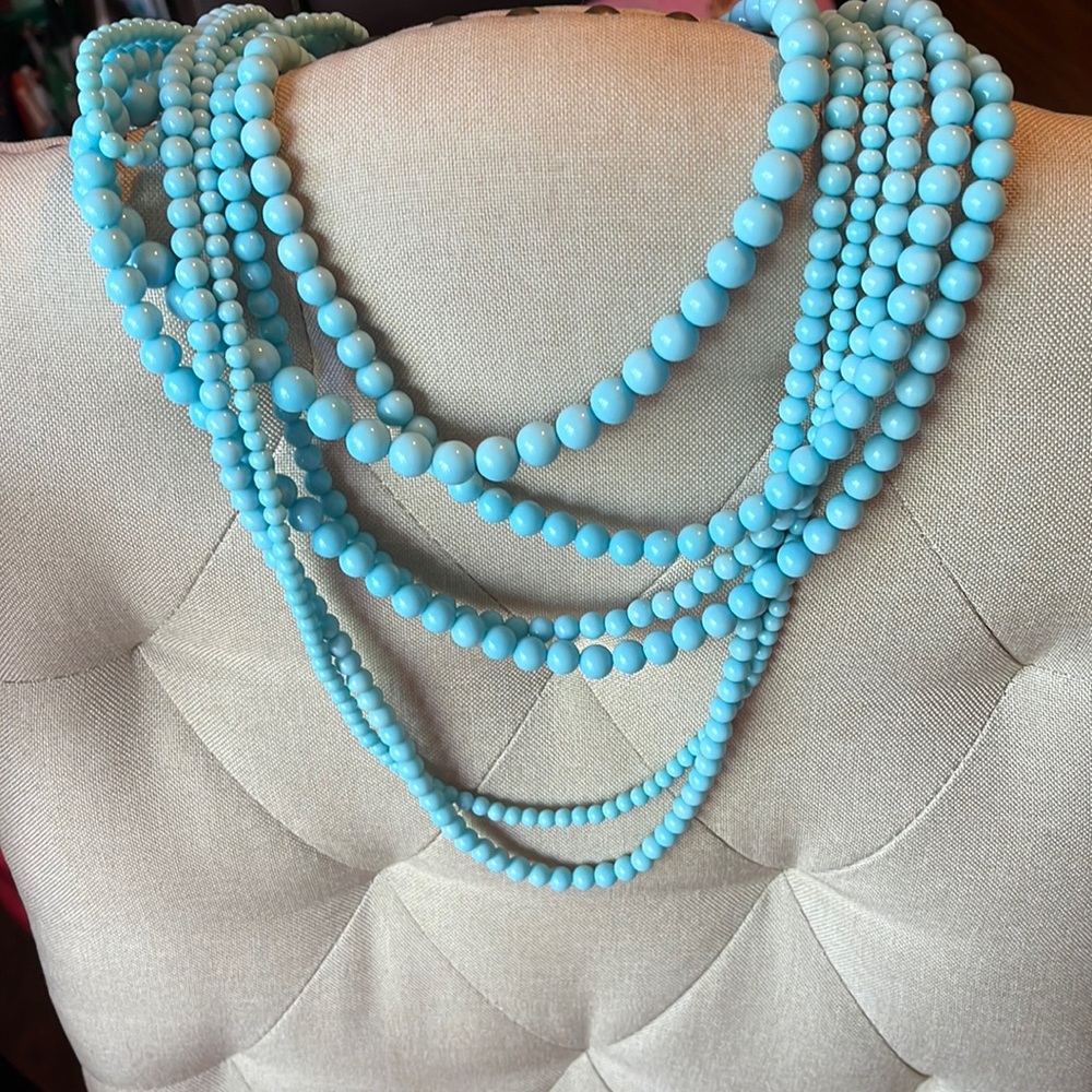 summer turquoise necklace